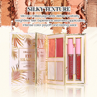 ROMANKY 20 Couleurs Fard à Paupières Longue Tenue, Blush, Enlumineur, Rouge à Lèvres Liquide Mat 36g, Kit Maquillage Visage Multifonctionnel MINI