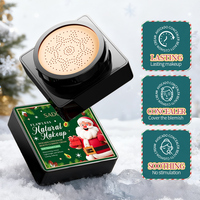 SADOER Correcteur CC Cushion à l'avocat 20g, Édition Noël Fond de Teint Hydratant Teint Naturel & Ivoire, Marque Privée OEM Faible MOQ