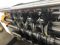 Machine d'impression et de découpe flexographique automatique pour grandes boîtes avec empileuse 1 couleur pour les grandes boîtes en carton ondulé