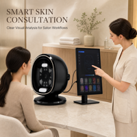 Analyseur de peau AI avec caméra 36MP, analyse faciale 3D et 10 images spectrales HD pour salons de beauté, prise EU