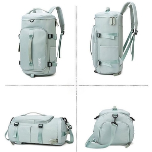 Bolsas de gimnasio funcionales impermeables y ligeras para hombres, impresiones personalizadas con logotipo, bolsa de gimnasio para llevar a mano, bolsa de lona de viaje a la moda para hombres y mujeres - Product Image 3