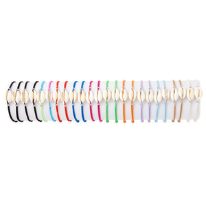 Braccialetti Elastici Colorati con Perline PULSERA TUBO 24pz Braccialetti alla Moda - Product Image 2