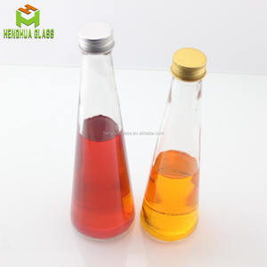 300ml 10oz 250ml côn loại Glass tinh thần chai nước trái cây rượu thực phẩm đồ uống Whisky Glass container chai với vít cap - Product Image 4