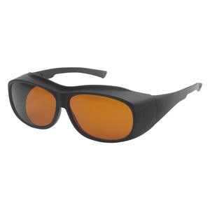 Lunettes de sécurité laser, monture noire, verres de 2 mm, transmission de 70 % pour la protection contre les rayonnements lumineux, fabriquées à Shenzhen, TC-YJ-2911 - Product Image 1