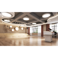 Panneaux acoustiques pour salles de classe, kit de matériaux sur mesure, décoration de salles de musique, déflecteurs de plafond pour salles d'activités, clarté vocale