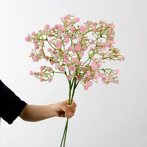 Flower Delight Flores Artificiales de Baby's Breath, Plástico Suave, Seda, Decoración para Bodas y Hogar, 120cm HX-116 - Product Image 3