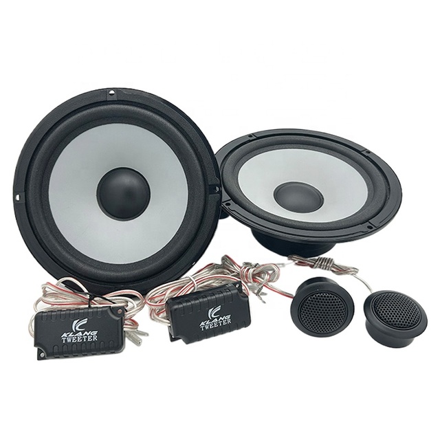 Manufacture Cheap Car Stereo Speaker Set 93db 150W Music Loudspeaker Metal 2 Way Component Car Speaker
