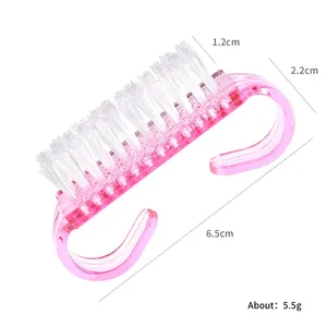 Pincel de Uñas Acrílico Color Rosa, para Arte de Uñas, Manicura y Pedicura, Suave, para Eliminar Polvo, de Plástico, para Limpiar Uñas, Juego de Herramientas - Product Image 5