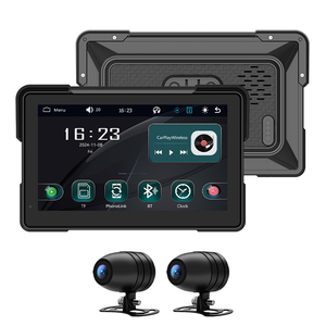 มาสตอร์ รุ่นส่วนตัว กันน้ำ <span class=keywords><strong>IP67</strong></span> หน้าจอ HD IPS ขนาด <span class=keywords><strong>7</strong></span> นิ้ว ระบบนำทาง GPS ไร้สาย รองรับ Android Auto แบบพกพา สำหรับมอเตอร์ไซค์ รองรับ Carplay - Product Image 1