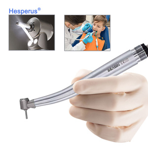 เครื่องมือผ่าตัด CE สำหรับเด็กหัวเล็กพร้อมหัวกรอฟัน LED สองชั้นปุ่มกดกังหันความเร็วสูง - Product Image 3