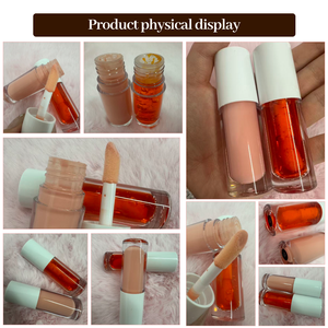 Brillo Labial Cremoso Transparente Color Nude de Alta Calidad con Caja de Empaque de Alta Calidad - Product Image 2