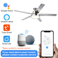 C055 Ventilador de techo de alta calidad de 48/52/56 PULGADAS con luz VENTILADOR FLY AGOTADO DC APP CONTROL