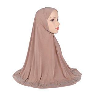 Hijab cruzado instantáneo de lujo de gran tamaño, venta al por mayor de recién llegado, bufanda de gasa con dobladillo de vidrio, Hijab instantáneo malasio - Product Image 4