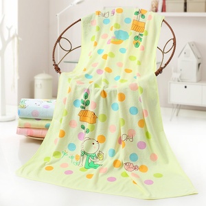 Serviette de bain grande taille pour <span class=keywords><strong>enfants</strong></span> en microfibre imprimée motif dessin animé, absorbante et à séchage rapide, idéale pour la plage et la salle de bain, vente en gros directe usine - Product Image 3