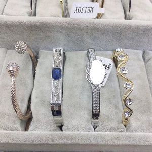 Venta al por Mayor femenino estilo de joyería de diamante de cadena de mano de alta calidad <span class=keywords><strong>316L</strong></span> chapado en oro pulsera de acero inoxidable - Product Image 3