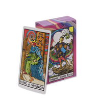 78 livres d'ombres en cristal anglais, haut de gamme, vente en gros, avec boîte et impression, Tarot