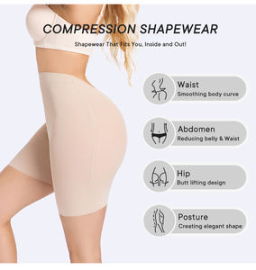 تخفيضات كبيرة على ملابس داخلية منخفضة الظهر يمكن رؤيتها من خلال الجسم للنساء ملابس داخلية للتحكم في البطن للنساء - Product Image 3