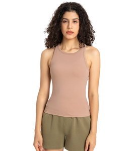 Low MOQ Women Clothing Quick Dry Activewear <strong>Racer</strong> Back Sports Bra <strong>tank</strong> <strong>Top</strong> - Product Image 4