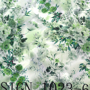 Kain Chiffon Cetak Safa <span class=keywords><strong>Textile</strong></span> Desain <span class=keywords><strong>Floral</strong></span> Digital Custom Kain Chiffon Satin Halus untuk Gaun Kain <span class=keywords><strong>Floral</strong></span> - Product Image 2