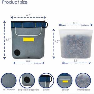 Hot-Selling Waterproof Portable <b>Pet</b> Waist Bag Dog Treat Bag for Outdoor Use - Product Image 4