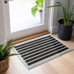 Tapis de porte d'entrée commercial <span class=keywords><strong>WD</strong></span> en plastique et acier, lavable, à motif animalier, anti-poussière - Product Image 3