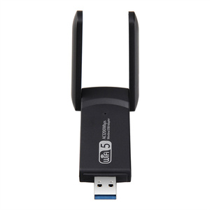 Adaptador Ethernet <span class=keywords><strong>Micro</strong></span> <span class=keywords><strong>USB</strong></span> Comfast con Antena de 2dBi, Realtek Rtl8812, Tarjeta de Red WiFi Externa para Laptop, <span class=keywords><strong>Dongle</strong></span> de Pantalla Inalámbrica - Product Image 2
