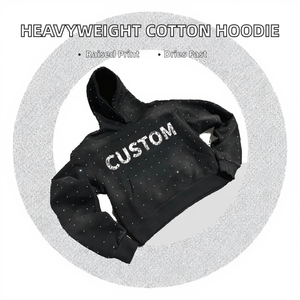 เสื้อฮู้ดผู้ชายผ้าฝ้าย 100% คุณภาพสูง น้ำหนัก 460 กรัม ซับในด้วยผ้าฝ้าย ระบายอากาศได้ดี แห้งเร็ว ทรงหลวม สวมใส่สบาย เป็นมิตรกับสิ่งแวดล้อม พร้อมลายตัวอักษร - Product Image 2