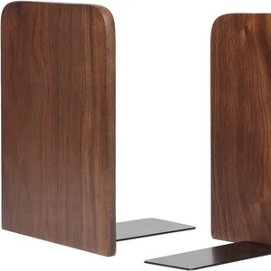 Yuka Solid Wood <b>Bookend</b> 13x8x10.5cm Nordic Style Desktop Storage Support - Product Image 2