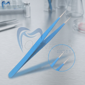 Odontomed 2011 Pince à épiler en acier inoxydable de haute qualité, écologique, pour spa, extension de cils, réutilisable, sûre, garantie 1 an - Product Image 2