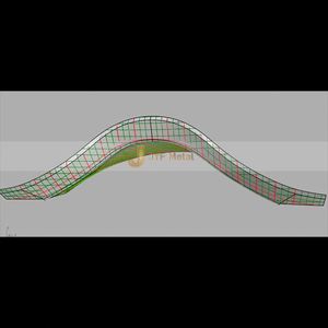 Esculturas de Acero Inoxidable Art Deco Personalizadas ANW3284, Decoración Artesanal 304 a Medida para Aniversario - Product Image 4