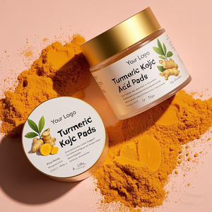 กรดโคจิก50ชิ้นพร้อมวิตามินซีและ B5สำหรับการดูแลผิวแผ่นทำความสะอาดสำหรับจุดด่างดำจากขมิ้น - Product Image 6