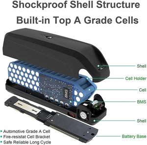 Paket Baterai Sepeda Listrik Custom 36V 48V 52V 10Ah 12Ah 13Ah 15Ah 16Ah untuk Sepeda Listrik - Product Image 6