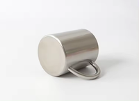 Mugs à Café Vierge en Acier Inoxydable pour Sublimation avec Emballage Individuel