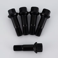 Les fabricants vendent M14 * 1.5 A0009907607 Hexagonal en acier allié noir pneu de voiture vis durables boulons de roue de voiture