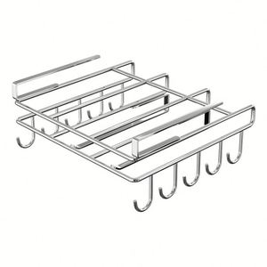 Newest High Quality Stainless Steel Standing Type <b>Kitchen</b> Cabinet Storage <b>Rack</b> Multifunctional Non-folding Storage Holders - Product Image 2