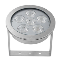 Luces LED para Fuentes de Acero Inoxidable 316L, DC24V, Alta Potencia, COB 100W, RGBW, DMX512/RDM, IP68, para Uso en Jardines, con Luz Subacuática