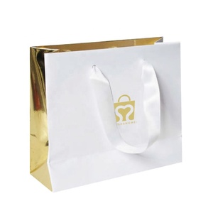 High-End <strong>Custom</strong> Portable <strong>Paper</strong> <strong>Bag</strong> with Handles Black New <strong>Design</strong> for Gifts Flexo Printing Your Own Logo - Product Image 5