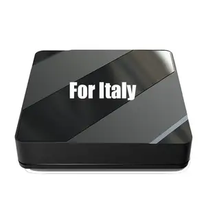 Hot Selling control Panel Italy 4k1080P Quad Core M3u Now Tv Italia Smart tv Allwinner H6 Android Tv Box