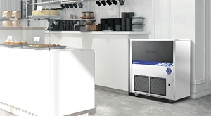 100kg/Day Undercounter Water Cooled Cube Commercial <b>Ice</b> <b>Maker</b> 220V Compact Stainless Steel for Kitchen Bar - Product Image 4