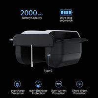 Machine à mélanger les cartes électrique automatique à 2 jeux, rechargeable 2000 mAh, compatible Phase 10, Texas Hold'em, Blackjack, Kpaw X1, durable