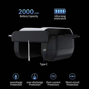 Mélangeur de cartes électrique automatique à 2 niveaux rechargeable 2000 mAh prenant en charge Phase 10 Texas Hold'em <span class=keywords><strong>Blackjack</strong></span> - Product Image 5