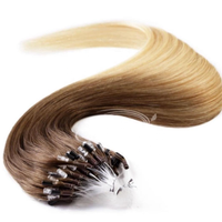 Micro-perles en silicone, anneaux, attaches, bébé, Cabelos, Extensions, perles en métal, Micro-Extension de cheveux, Micro-encre