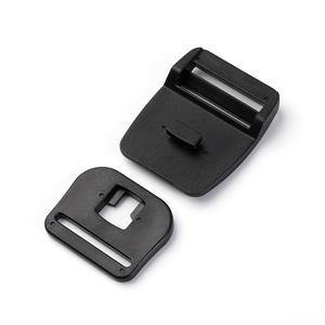 Boucle à dégagement latéral 30 mm en plastique noir durable pour sacs à dos et sangles réglables - Product Image 1