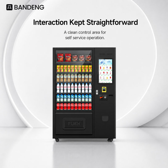 BANDENG 6610 22T Combination Vending System for Vending Fleets with Pull Out Cooling Module That Improves Technician Access