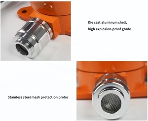Промышленный датчик кислорода, взрывозащищенный, для измерения концентрации легковоспламеняющихся газов, точное цифровое измерение, надежное определение 0-100% - Product Image 3