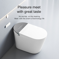 Nouvelle arrivée toilette intelligente auto-nettoyante montée au sol Type de rinçage par pulvérisation toilette automatique monobloc avec réservoir d'eau