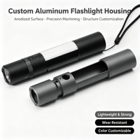 Ensemble de manchons en alliage d'aluminium usinés CNC, pièces personnalisées selon plans, coque 3C, composants pour lampe torche et objectif d'appareil photo numérique