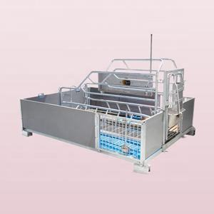 กรงคลอดสุกร HENGYIN รุ่นใหม่ ยอดนิยม ทนทานต่อการกัดกร่อน ผลิตจากเหล็กชุบสังกะสีแบบจุ่มร้อน ผิวเรียบ นุ่มสบาย ครบครัน - Product Image 1