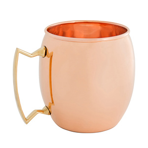 Mug Moscow Mule en cuivre martelé de 16 oz, artisanal, de qualité supérieure, pour cocktails, idéal pour la maison et l'hôtellerie - Product Image 3