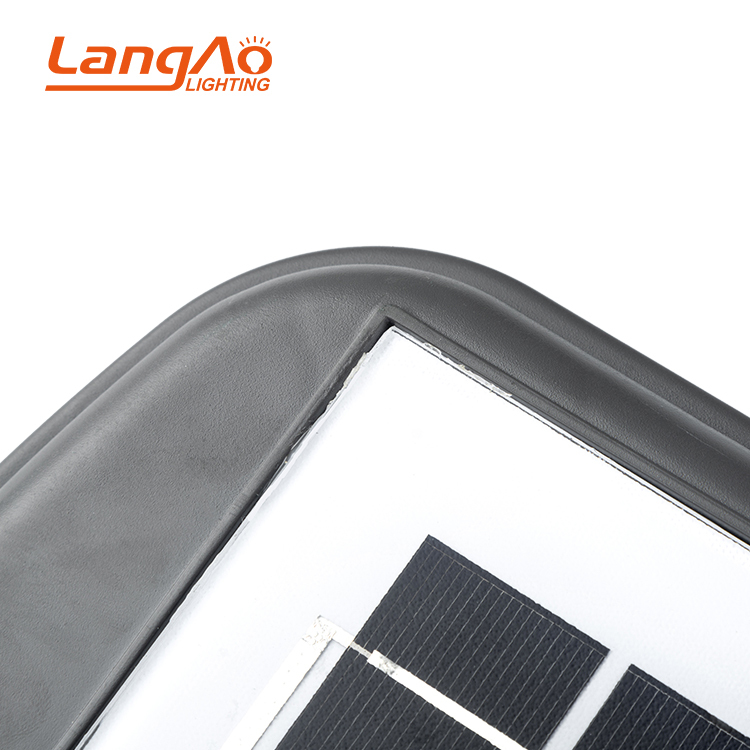 Alto brillo al aire libre ip65 impermeable todo en uno integrado solar farola